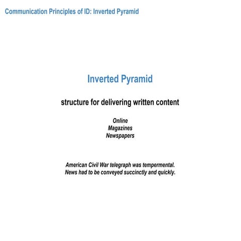 InfoUrban: Week4 inverted pyramid_familiarity