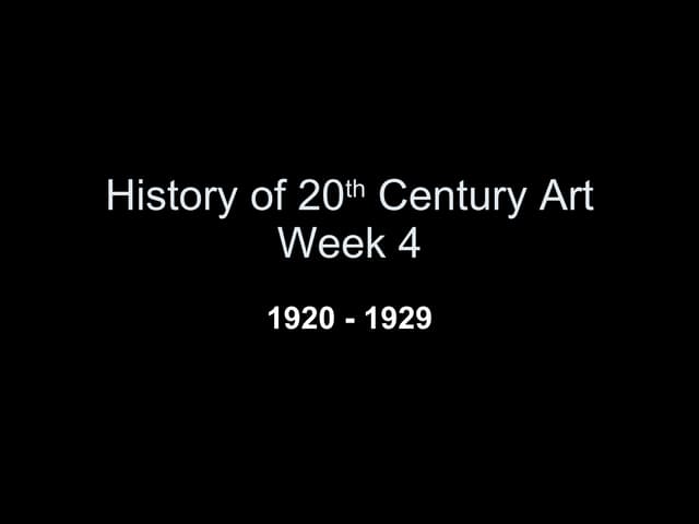 Week 4 Lecture 20th Century Ppt Week 4 Lecture 20th Century Ppt