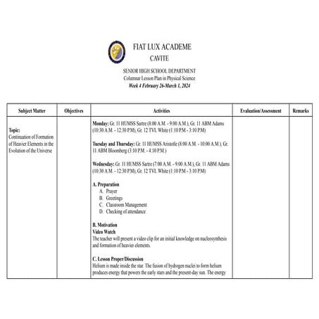 WEEK 4 PHYSICAL SCIENCE QUARTER 3 FOR G11 | PDF