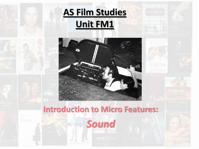 Film Studie - Sound