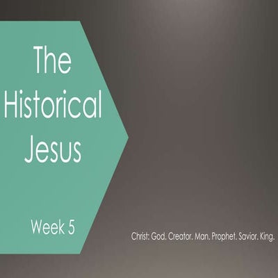 Week 5 | PPTX | Christianity | Religion & Spirituality