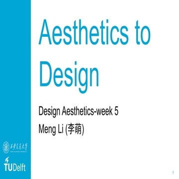 Aesthetic considerations in design .pptx