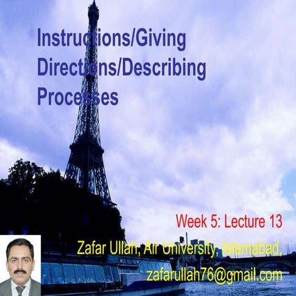 Prepositions of Direction | PPTX