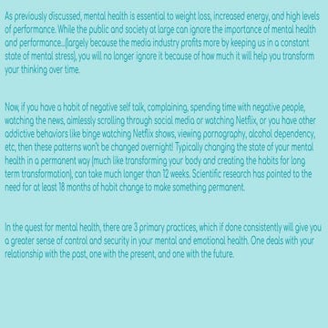 Week 5: Meditations and Affirmations