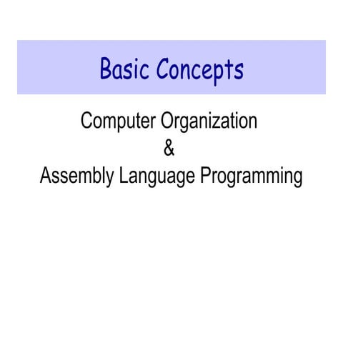 Introduction to assembly programming part 2 | PPT