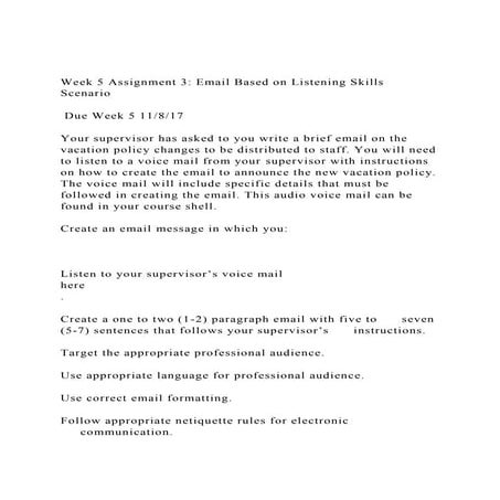 Email assignment | PDF
