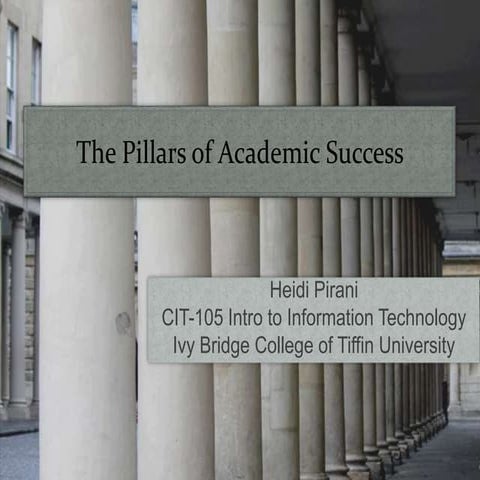 The Pillars of Academic Success