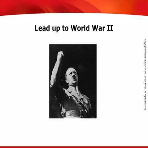 Week 5 day one prelude to world war ii