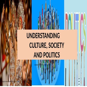 UNDERSTANDING SOCIETY, CULTURE AND POLITICS WEEK 5 Evolution of Human.pptx