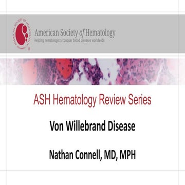 Week 5_Von Willebrand Disease Vwd and .pdf