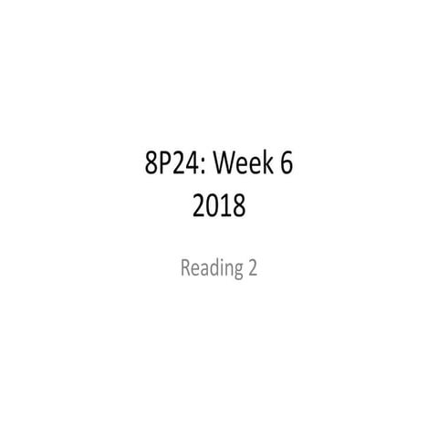 Week 6   reading 2 - 2018