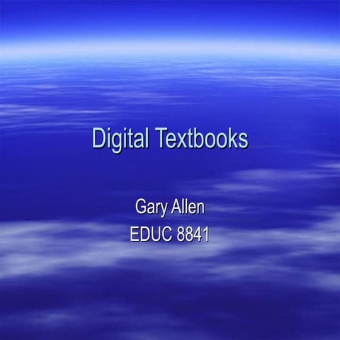 Week 6 digital textbooks storyboard