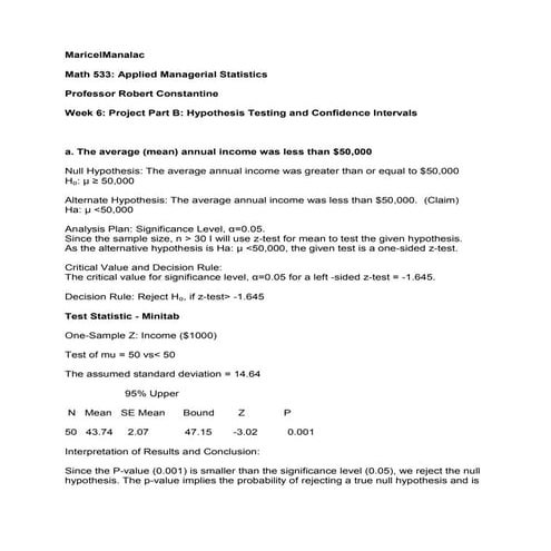 Week 6 project part b