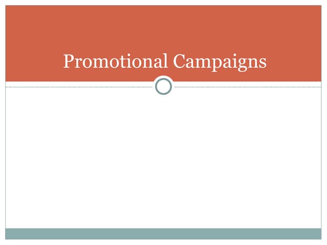 Week 7: Campaigns