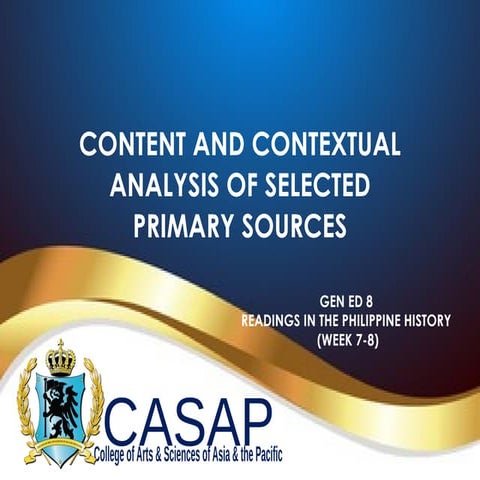 Comprehensive Guide to Analyzing Primary Historical Sources in ...