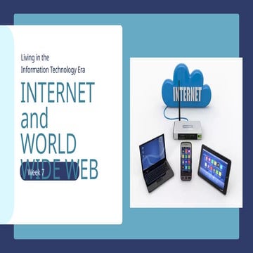 Comprehensive Overview of the Internet and World Wide Web Evolution and ...