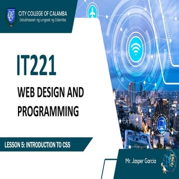 Fundamentals of Cascading Style Sheet for Web Design