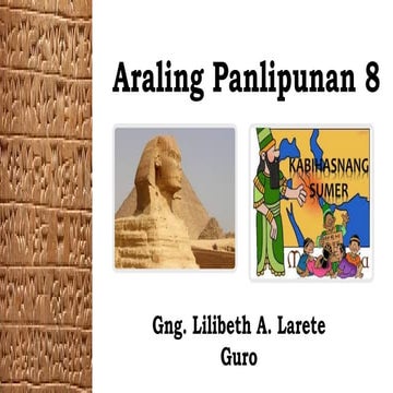 Lipunang Sumerian at Egyptian.pptx Ang lipunang Sumerian at lipunang ...