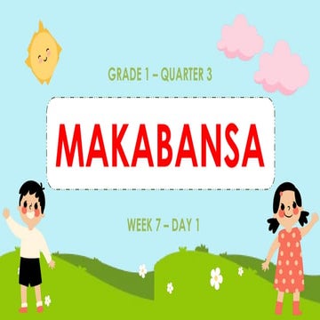 WEEK7-Quarter 3-MAKABANSA.powerpoint presentation