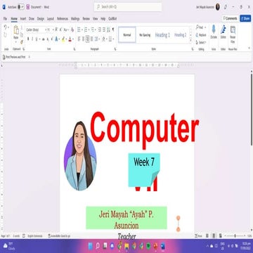 GETTING STARTED WITH MS WORD | PPTX