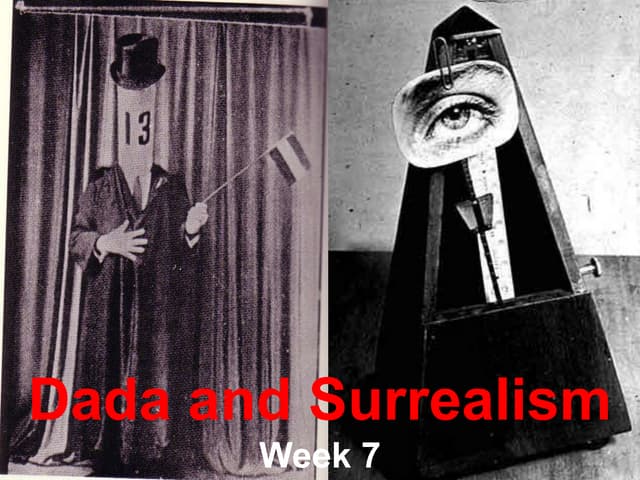 Dada and surrealism | PPTX
