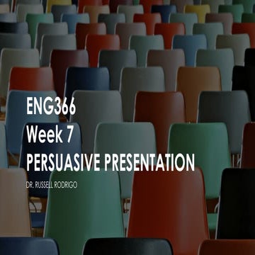 ENG366 Week 7 Persuasive Presentation