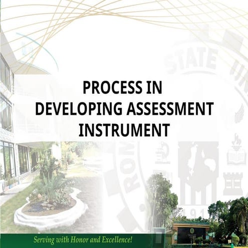 Week 7 Table of Specifications in Assessment in Learning 1