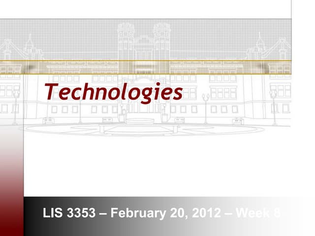 LIS3353 SP12 Week 8