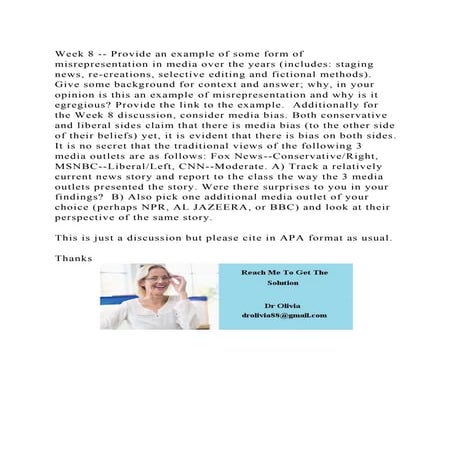 Week 8 -- Provide an example of some form of misrepresentation in me.docx