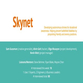 Skynet Week 8 H4D Stanford 2016