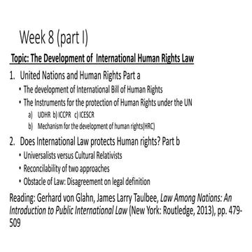 international human rights law | PPT