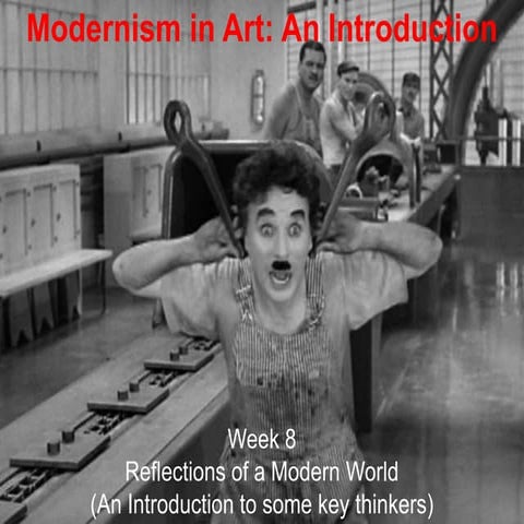 Week 8 Reflections of a Modern World  (An Introduction to some key thinkers) 