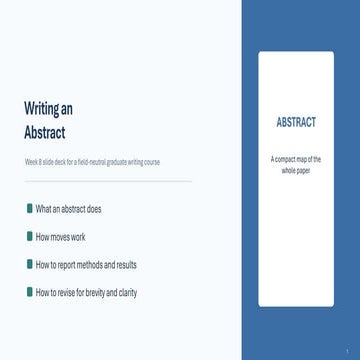 Mastering Abstract Writing: Crafting Clear, Concise, and Effective ...