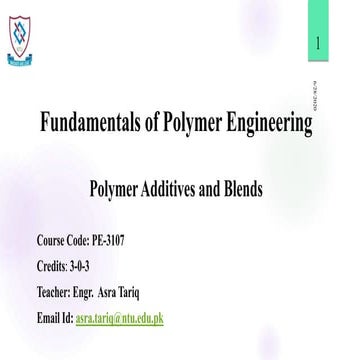 Polymer Additives and Blends 