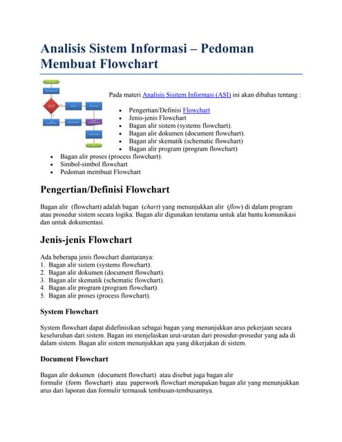 media presentasi flofchart informatika kelas 10 | PPTX