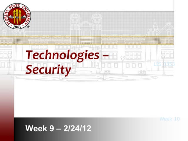 LIS3353 SP12 Week 9