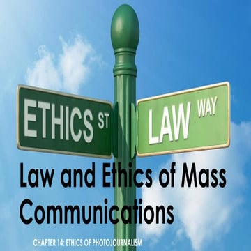 Week 9 photojournalism ethics