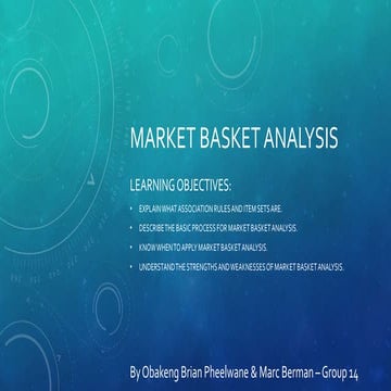 Masket Basket Analysis