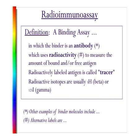 Week 9 radioimmunoassay
