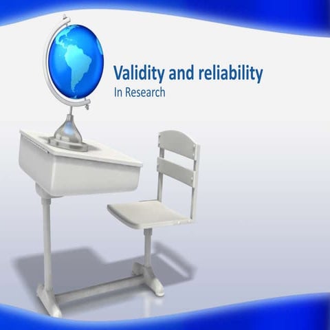 Week 9 validity and reliability