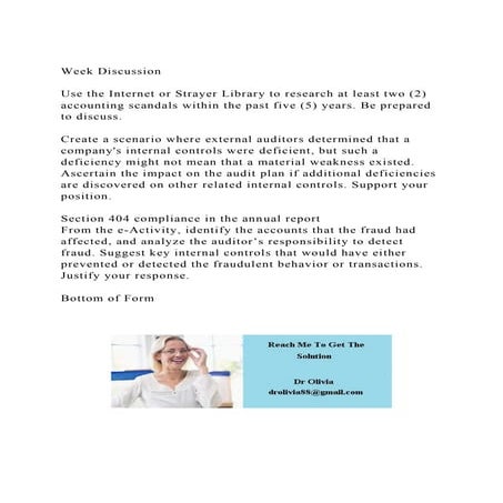 Week Discussion Use the Internet or Strayer Library to researc.docx