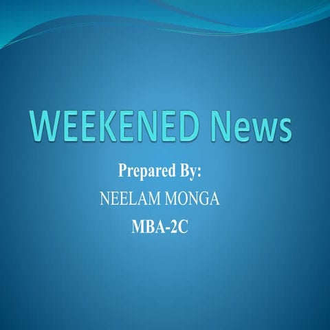 Weekend news 5 | PPTX