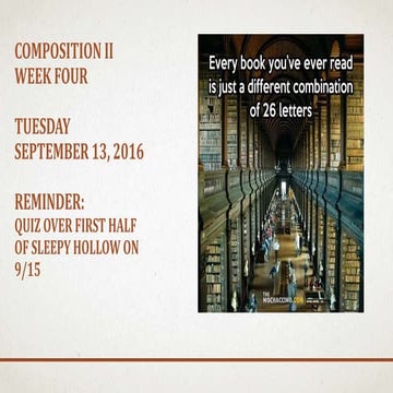 Week four tues thurs