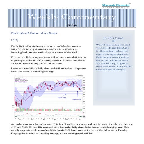Weekly Market Commentary, 10th FEB 2014
