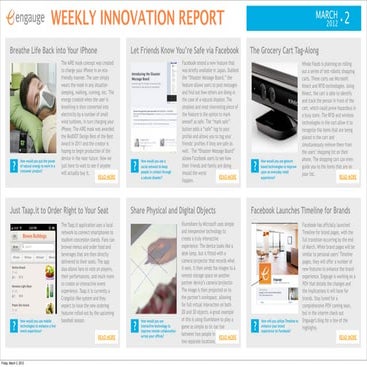 Weekly innovation report 3 2