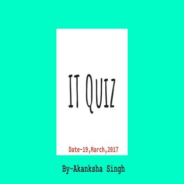 IT Quiz