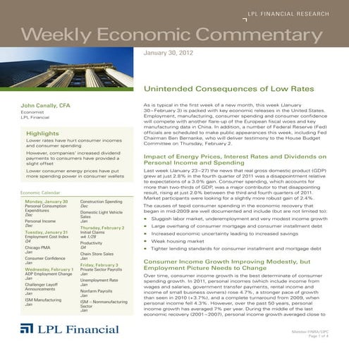 Weekly Commentary
