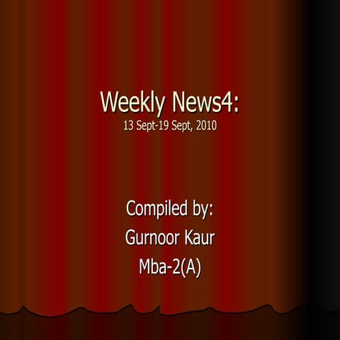 Weekly news 4