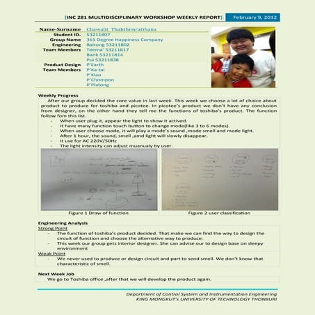 Weekly report template[1] | DOCX