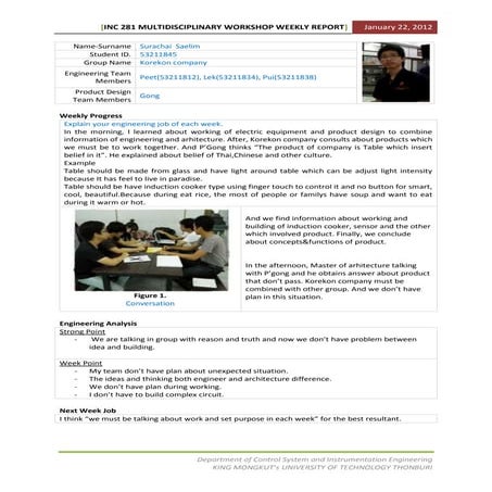 Weekly report template (1) | DOCX